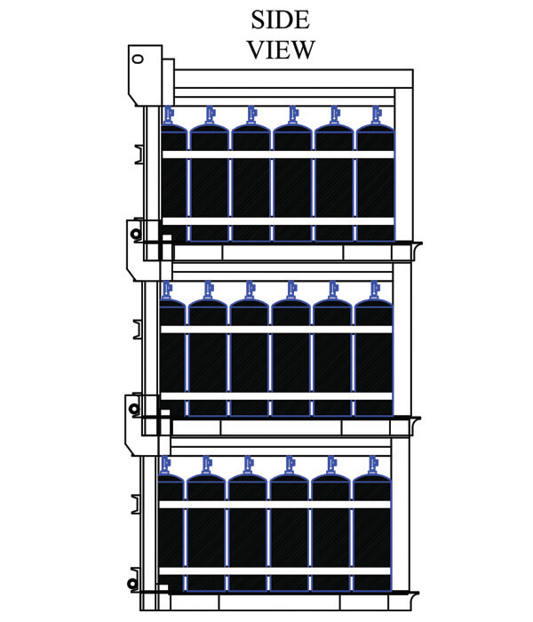 Stack-Loc "B" Acetylene Cylinder Pallet